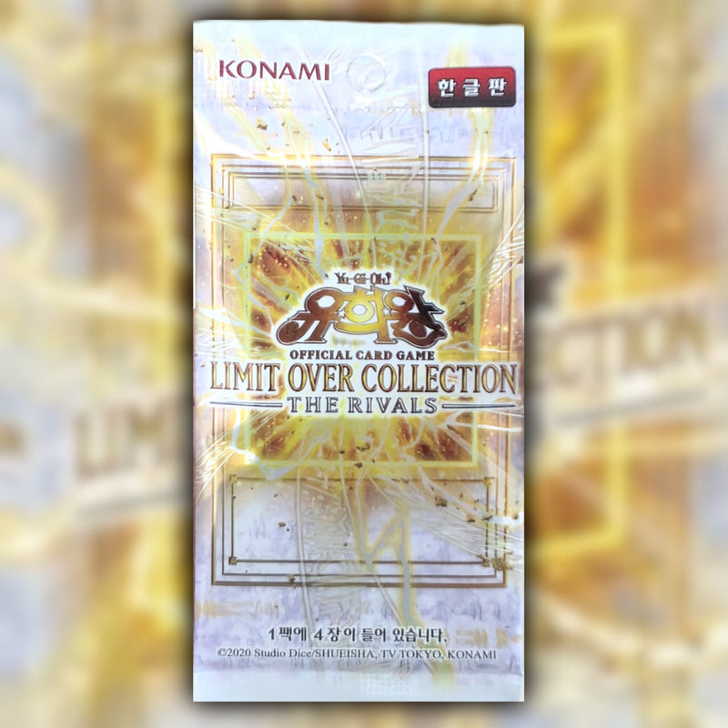 Yu-Gi-Oh Limit Over Collection The Rivals LOCR-KR Korean Booster Pack - factory sealed front artwork
