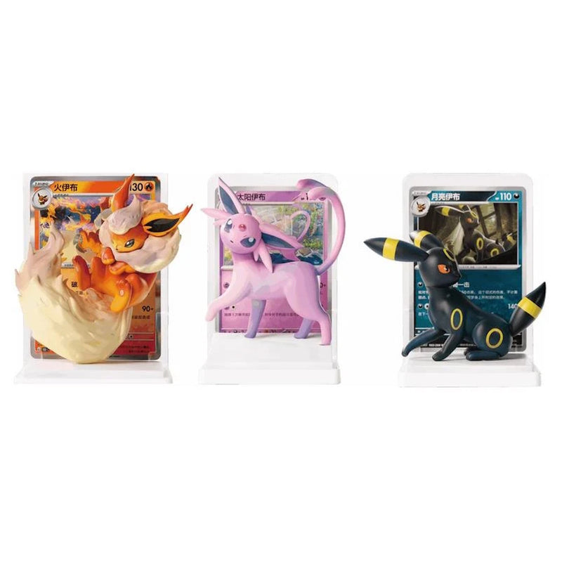 Pokemon Dream Painting Figure Set Eevee and Friends Blind Box - Simplified Chinese umbreon espeon