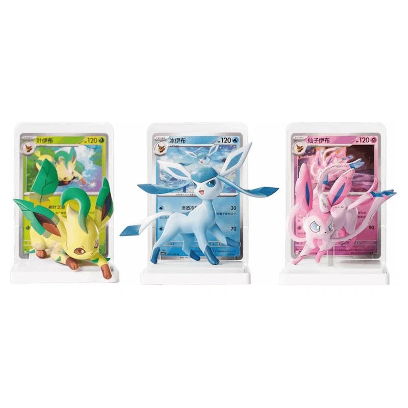 Pokemon Dream Painting Figure Set Eevee and Friends Blind Box - Simplified Chinese sylveon