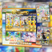 Pokemon 30th Anniversary Espeon and Umbreon Collector Box - Simplified Chinese day night display frame front artwork